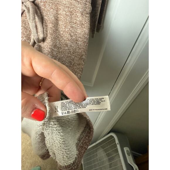 Anthropologie Saturday Sunday Dress Women's MED Brown Mini Casual Knit Comfy - Picture 6 of 8